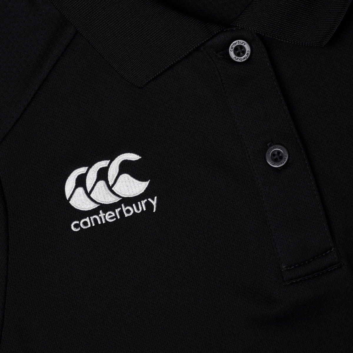 Black - Side - Canterbury Womens-Ladies Club Dry Polo Shirt
