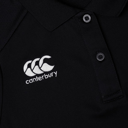 Black - Side - Canterbury Womens-Ladies Club Dry Polo Shirt