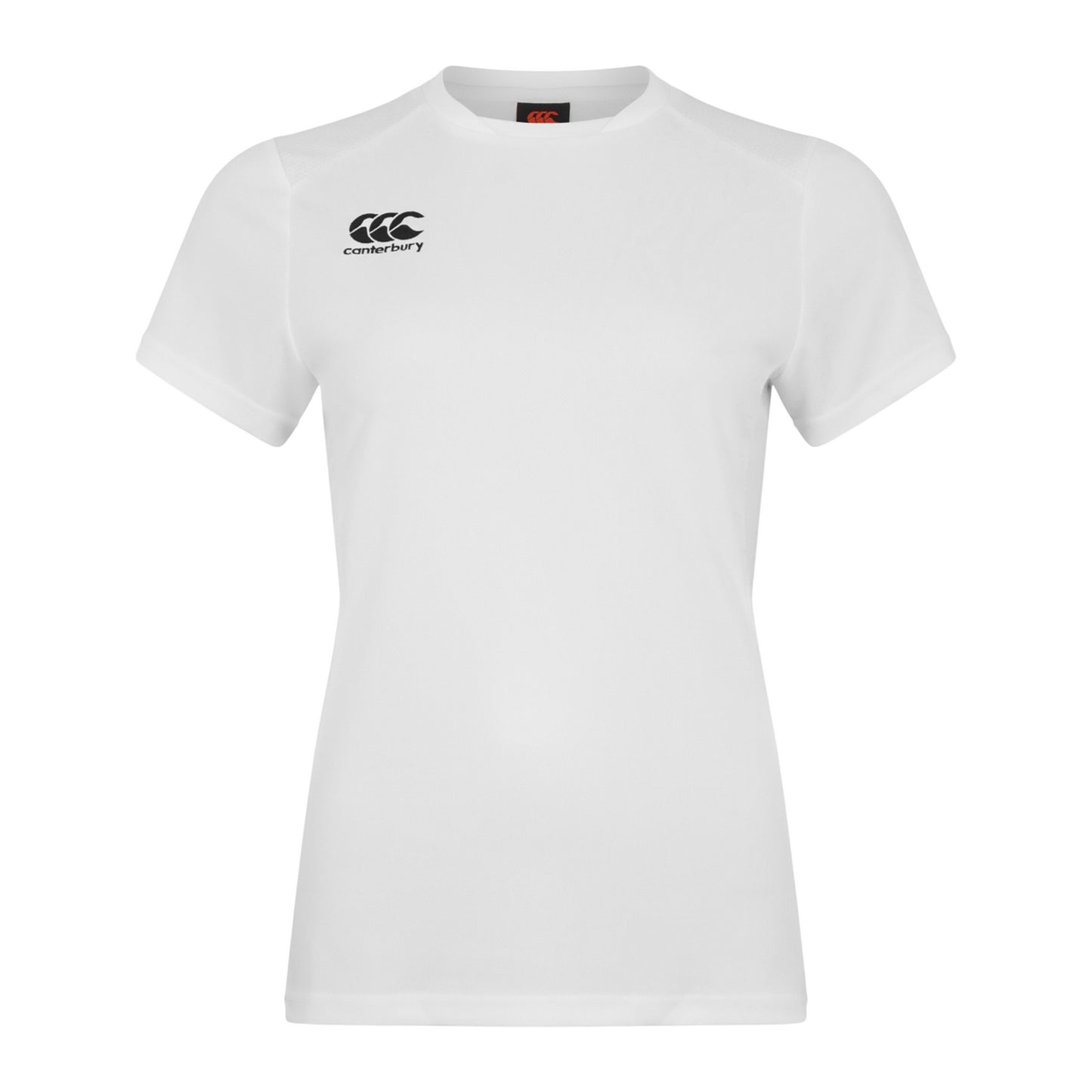 White - Front - Canterbury Womens-Ladies Club Dry Club T-Shirt