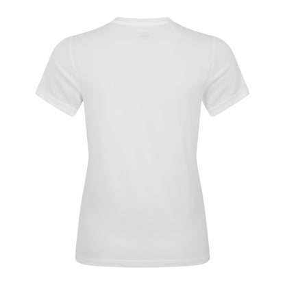 White - Back - Canterbury Womens-Ladies Club Dry Club T-Shirt