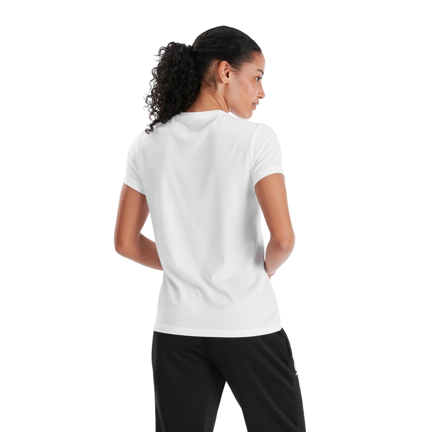 White - Lifestyle - Canterbury Womens-Ladies Club Dry Club T-Shirt