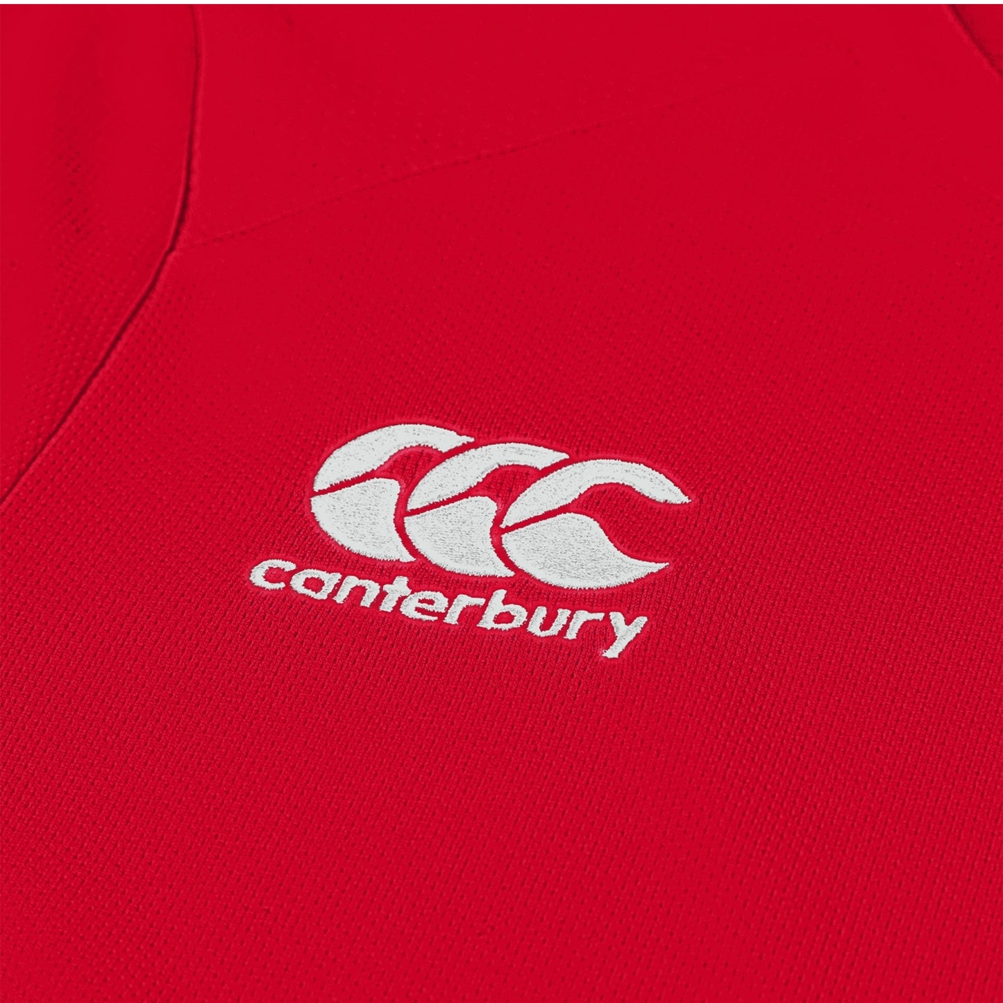 Flag Red - Side - Canterbury Womens-Ladies Club Dry Club T-Shirt