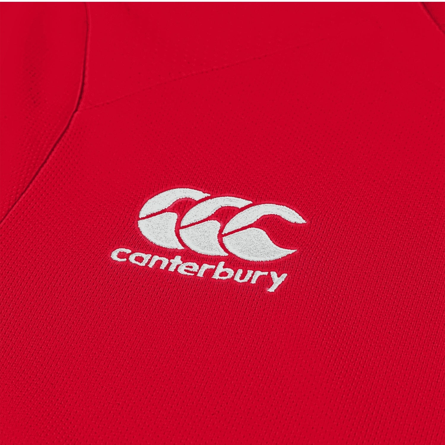Flag Red - Side - Canterbury Womens-Ladies Club Dry Club T-Shirt