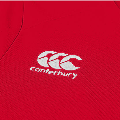 Flag Red - Side - Canterbury Womens-Ladies Club Dry Club T-Shirt