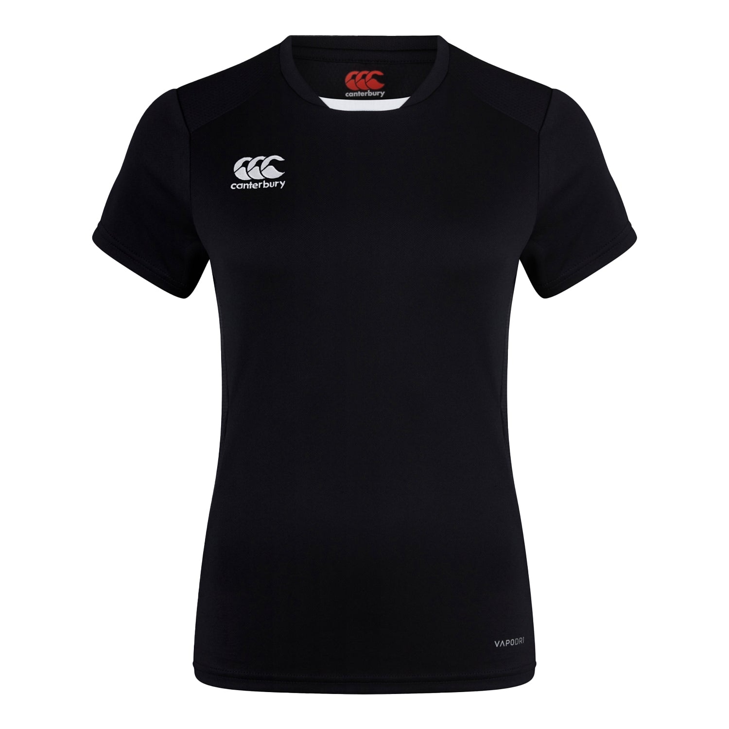 Black - Front - Canterbury Womens-Ladies Club Dry Club T-Shirt