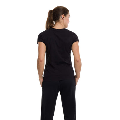 Black - Back - Canterbury Womens-Ladies Logo T-Shirt