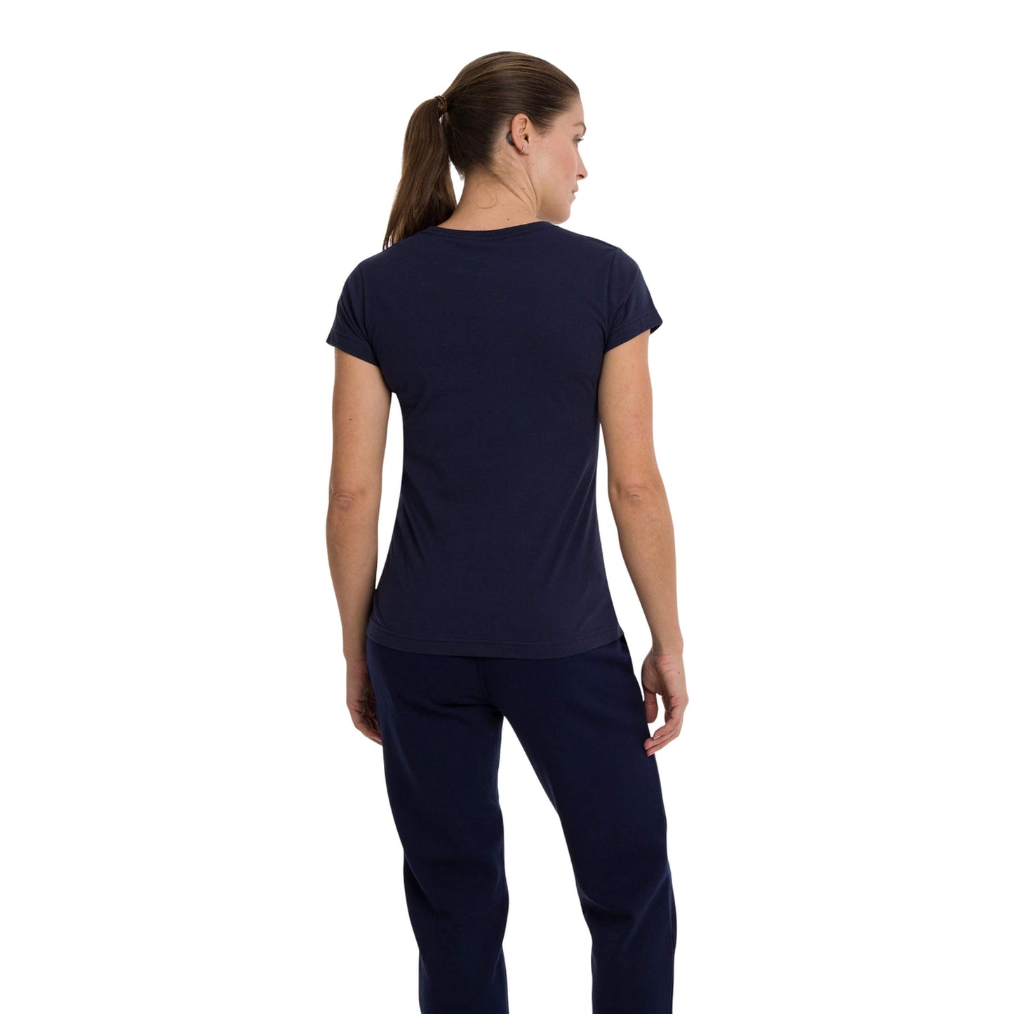Navy - Back - Canterbury Womens-Ladies Logo T-Shirt