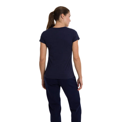 Navy - Back - Canterbury Womens-Ladies Logo T-Shirt
