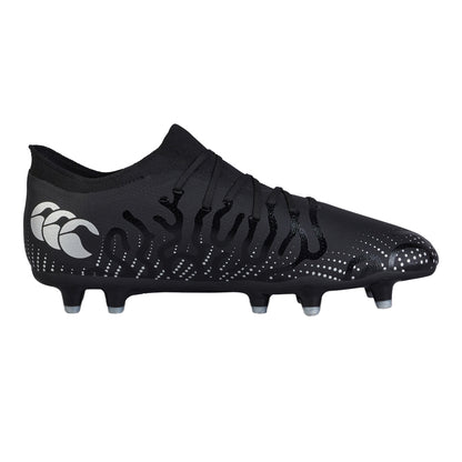 Black-Silver Metallic - Side - Canterbury Unisex Adult Speed Infinite Pro Firm Ground Boots