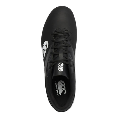 Black-White - Pack Shot - Canterbury Unisex Adult Phoenix Raze Soft Ground Rugby Boots