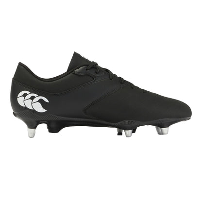 Black-White - Lifestyle - Canterbury Unisex Adult Phoenix Raze Soft Ground Rugby Boots