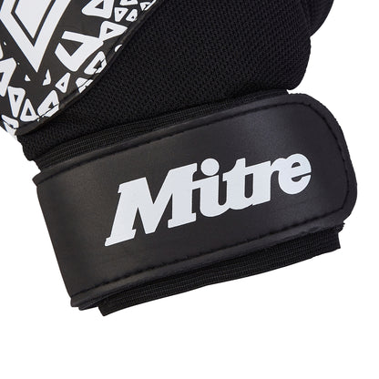 Black-White - Side - Mitre Unisex Adult Magnetite Gloves
