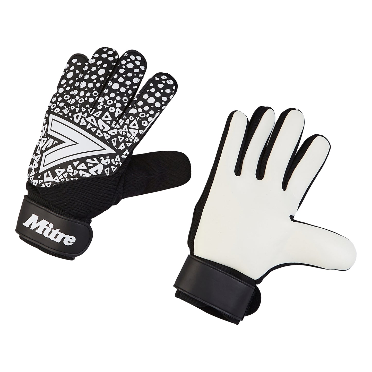 Black-White - Lifestyle - Mitre Unisex Adult Magnetite Gloves