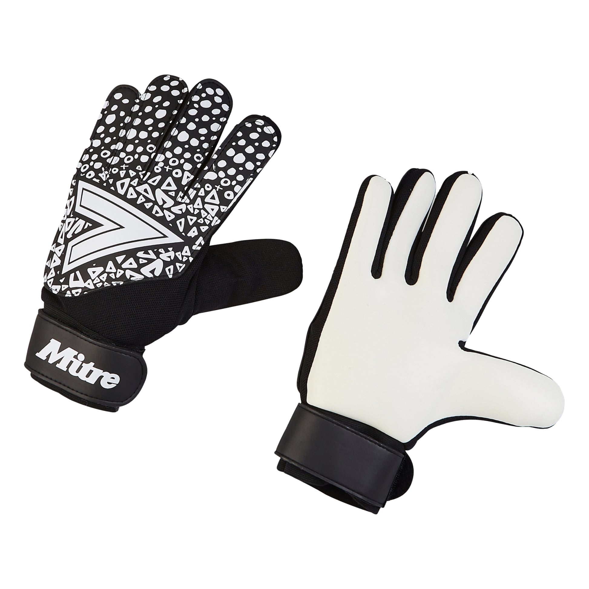 Black-White - Lifestyle - Mitre Unisex Adult Magnetite Gloves