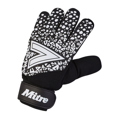 Black-White - Front - Mitre Unisex Adult Magnetite Gloves