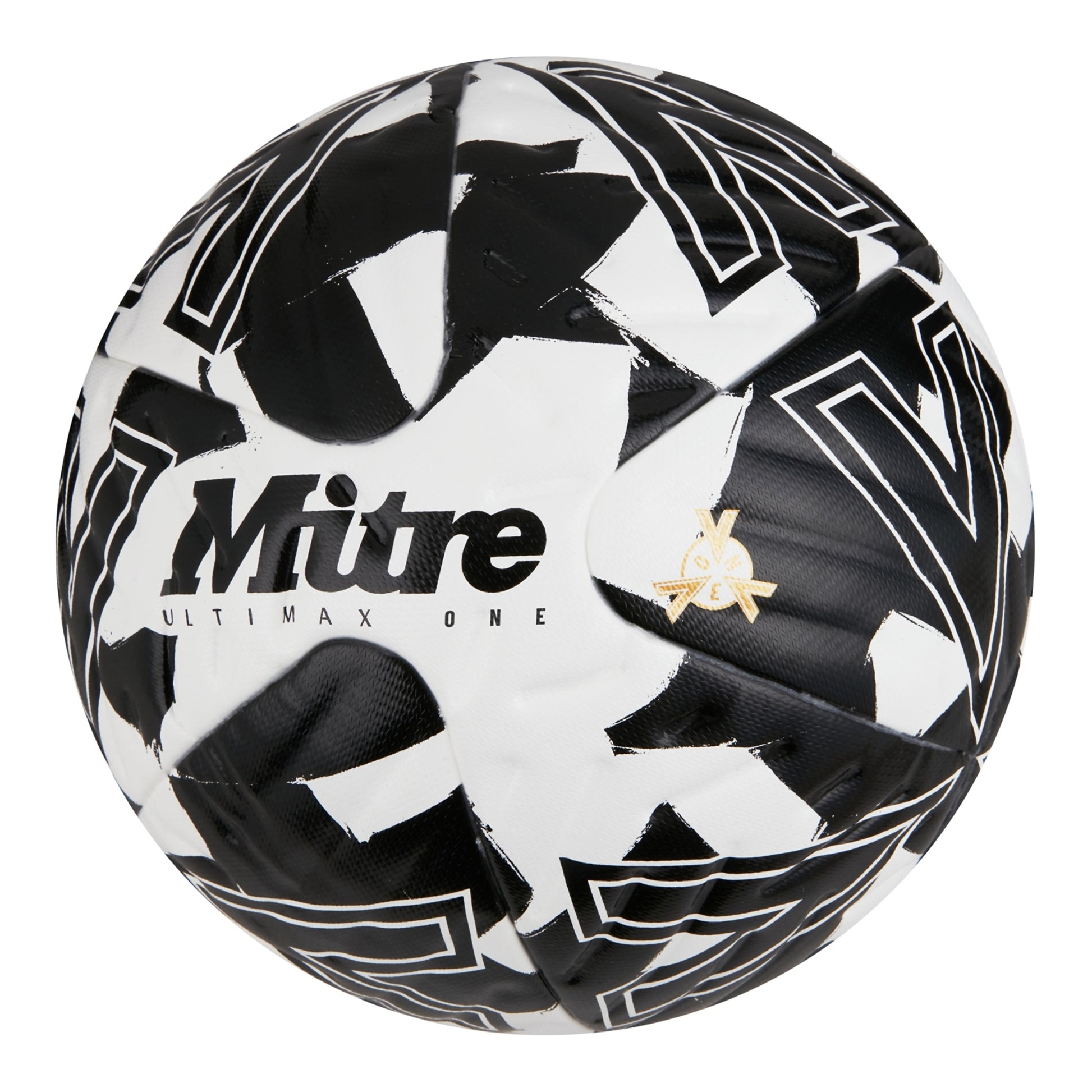White-Black - Back - Mitre Ultimax One Football