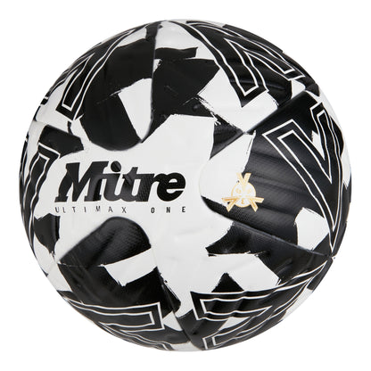 White-Black - Back - Mitre Ultimax One Football