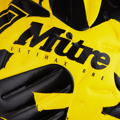 Yellow-Black - Side - Mitre Ultimax One Football