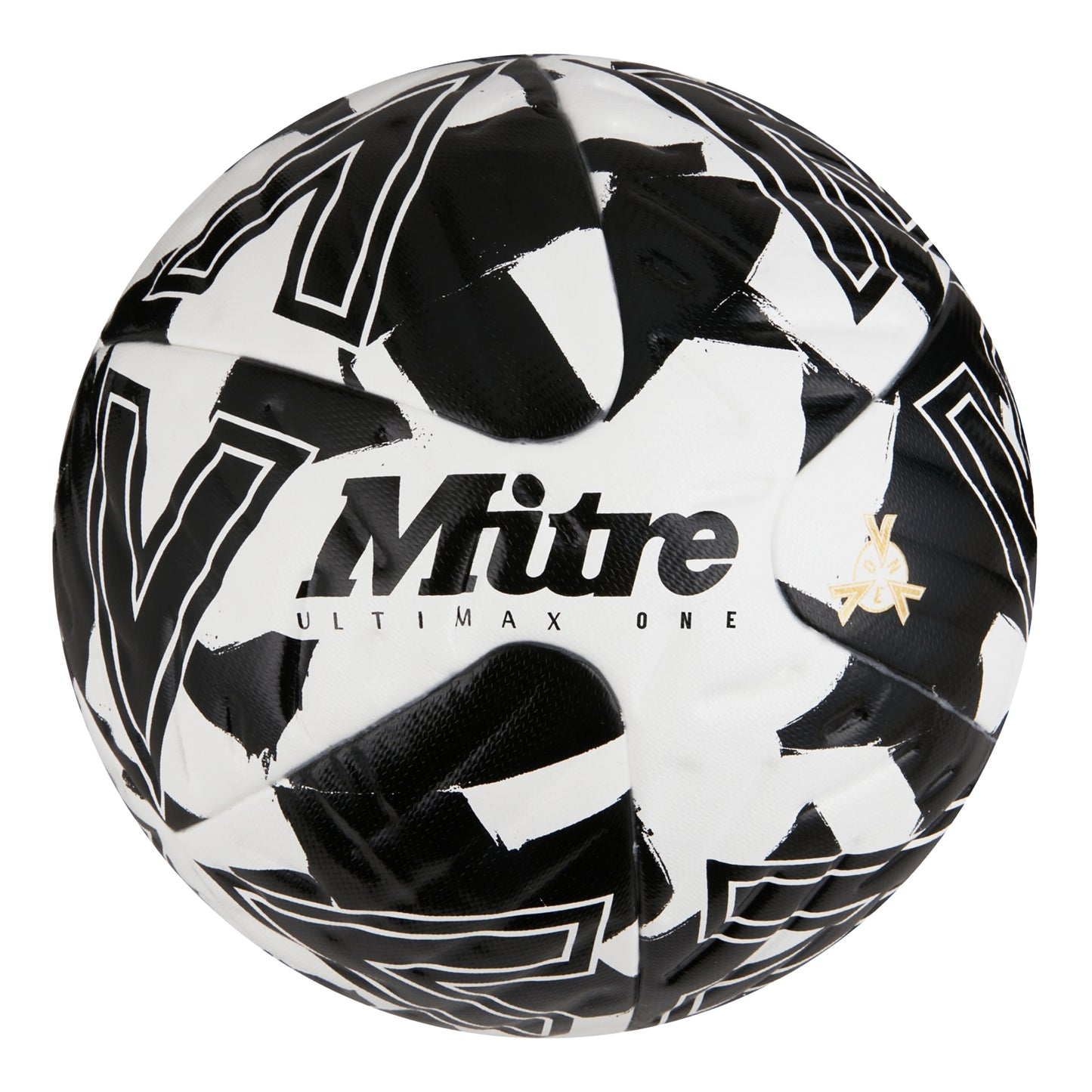 White-Black - Front - Mitre Ultimax One Football
