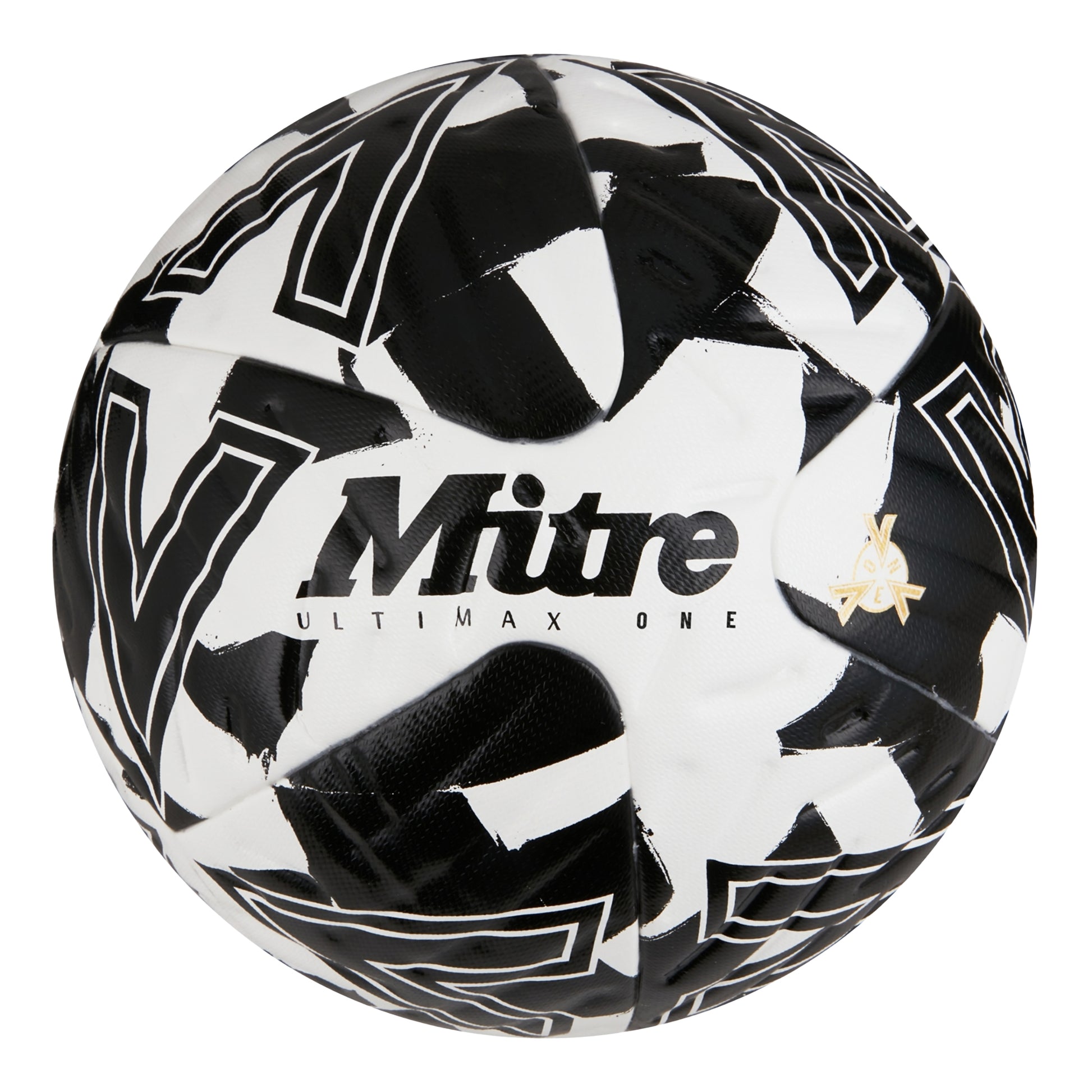 White-Black - Front - Mitre Ultimax One Football
