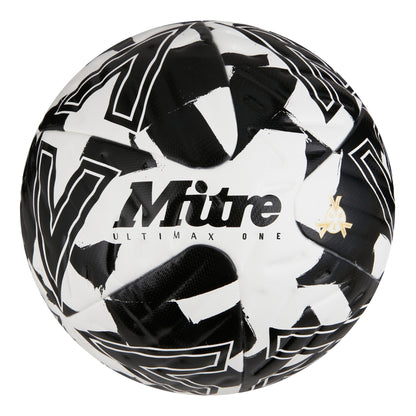 White-Black - Front - Mitre Ultimax One Football