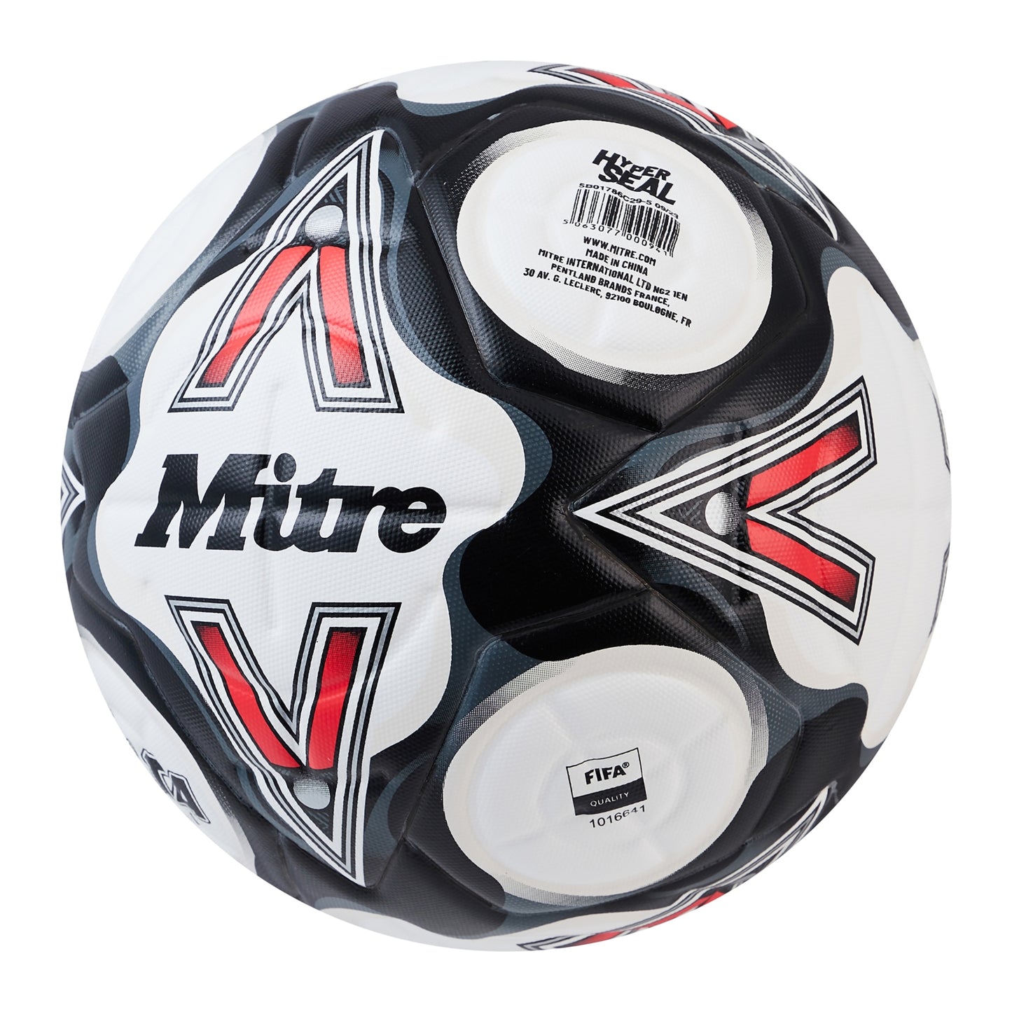 White-Black-Red - Back - Mitre Delta Evo 2024 Football