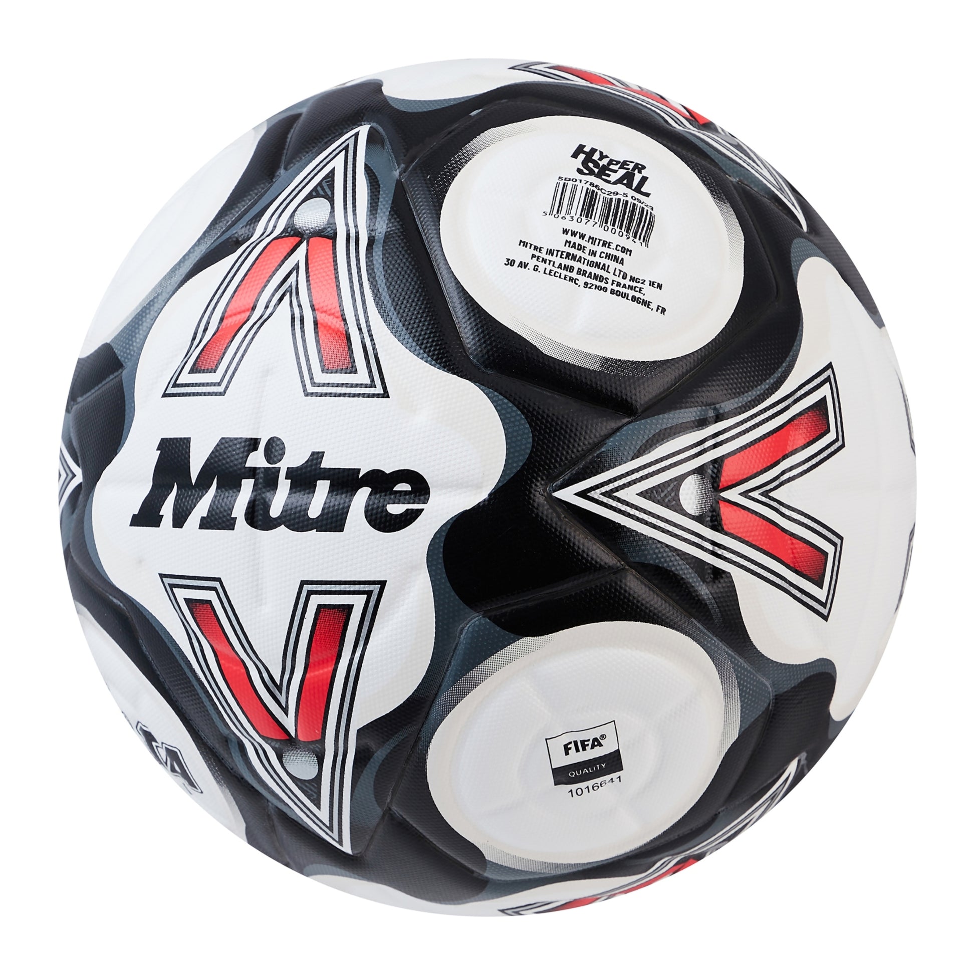 White-Black-Red - Back - Mitre Delta Evo 2024 Football