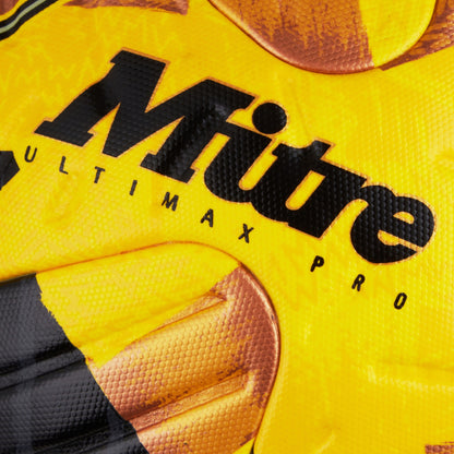 Yellow-Gold-Black - Side - Mitre Ultimax Pro Football
