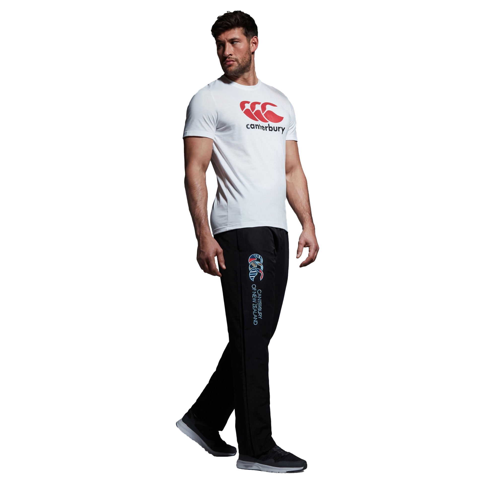 Black - Lifestyle - Canterbury Mens Uglies Open Hem Jogging Bottoms