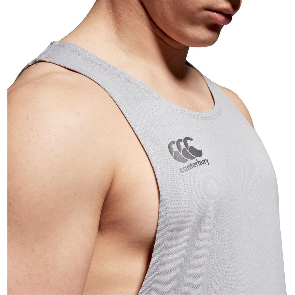 Classic Marl - Side - Canterbury Mens Super Light Tank Top