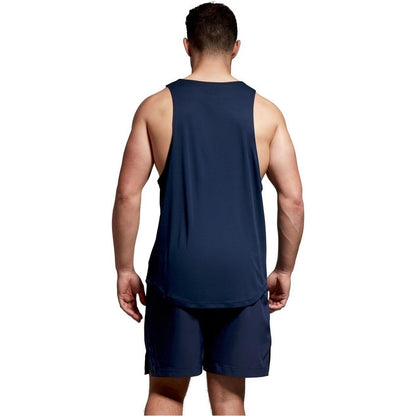 Navy - Back - Canterbury Mens Super Light Tank Top