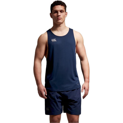 Navy - Pack Shot - Canterbury Mens Super Light Tank Top
