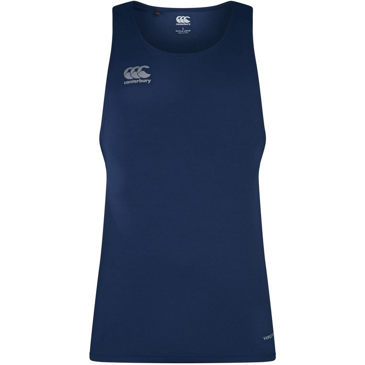 Navy - Front - Canterbury Mens Super Light Tank Top