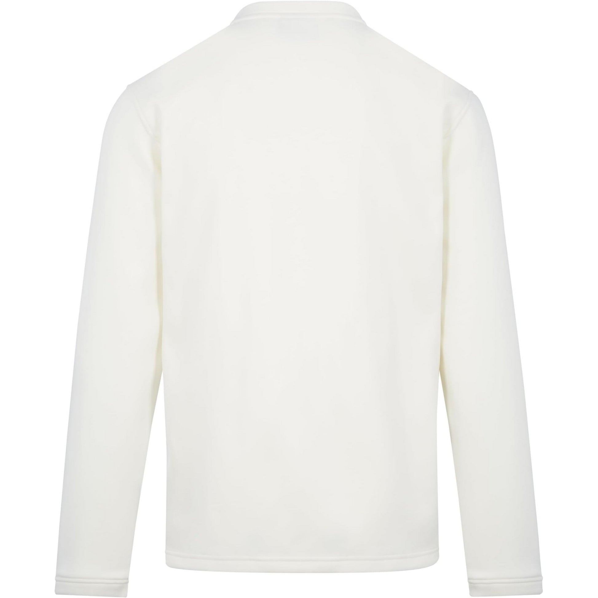 Cream - Back - Canterbury Childrens-Kids Classic Long-Sleeved Cricket Jumper