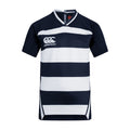 Navy - Front - Canterbury Childrens-Kids Evader Hooped Vapodri Jersey