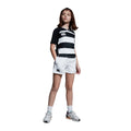 Black - Side - Canterbury Childrens-Kids Evader Hooped Vapodri Jersey