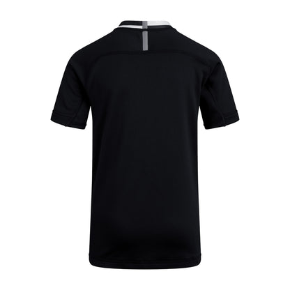 Black - Back - Canterbury Childrens-Kids Evader Hooped Vapodri Jersey