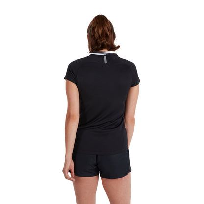 Black - Lifestyle - Canterbury Womens-Ladies Evader Hooped Vapodri Jersey
