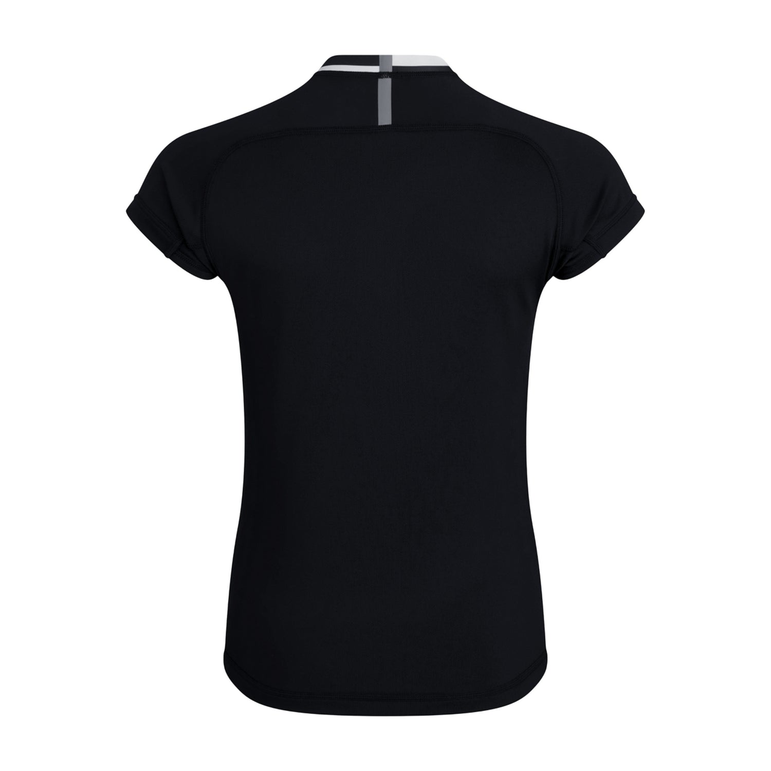 Black - Back - Canterbury Womens-Ladies Evader Hooped Vapodri Jersey