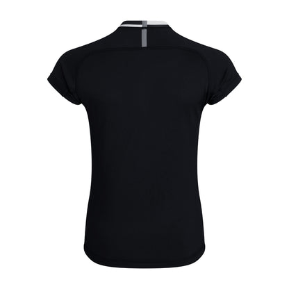 Black - Back - Canterbury Womens-Ladies Evader Hooped Vapodri Jersey