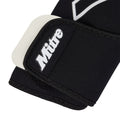 Black-Grey - Side - Mitre Unisex Adult Impel 24 Goalkeeper Gloves