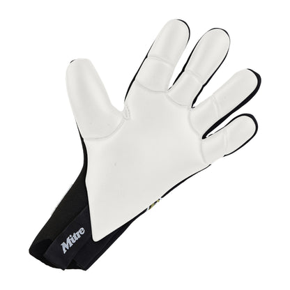 Black-White - Back - Mitre Ultimatch Goalkeeper Gloves