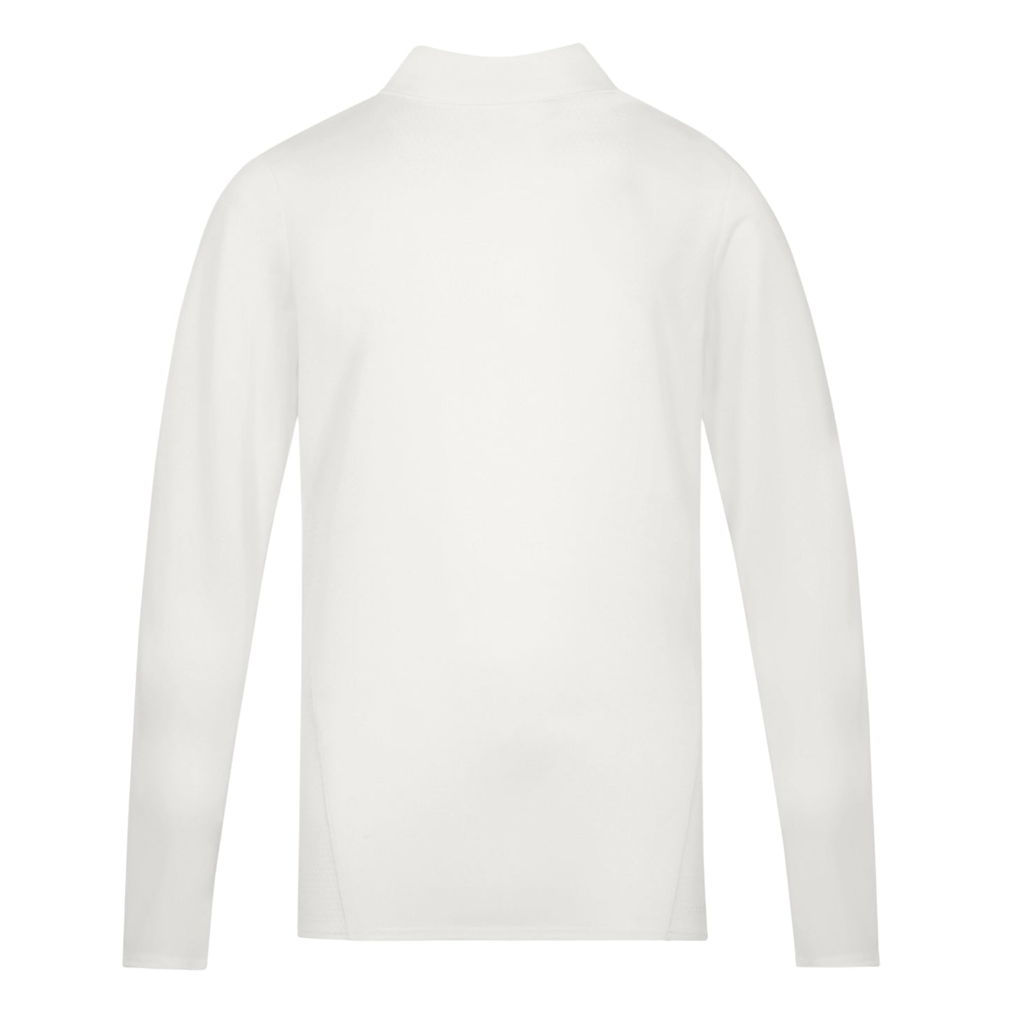 Cream - Back - Canterbury Childrens-Kids Set-in Regular Long-Sleeved Cricket Polo Shirt