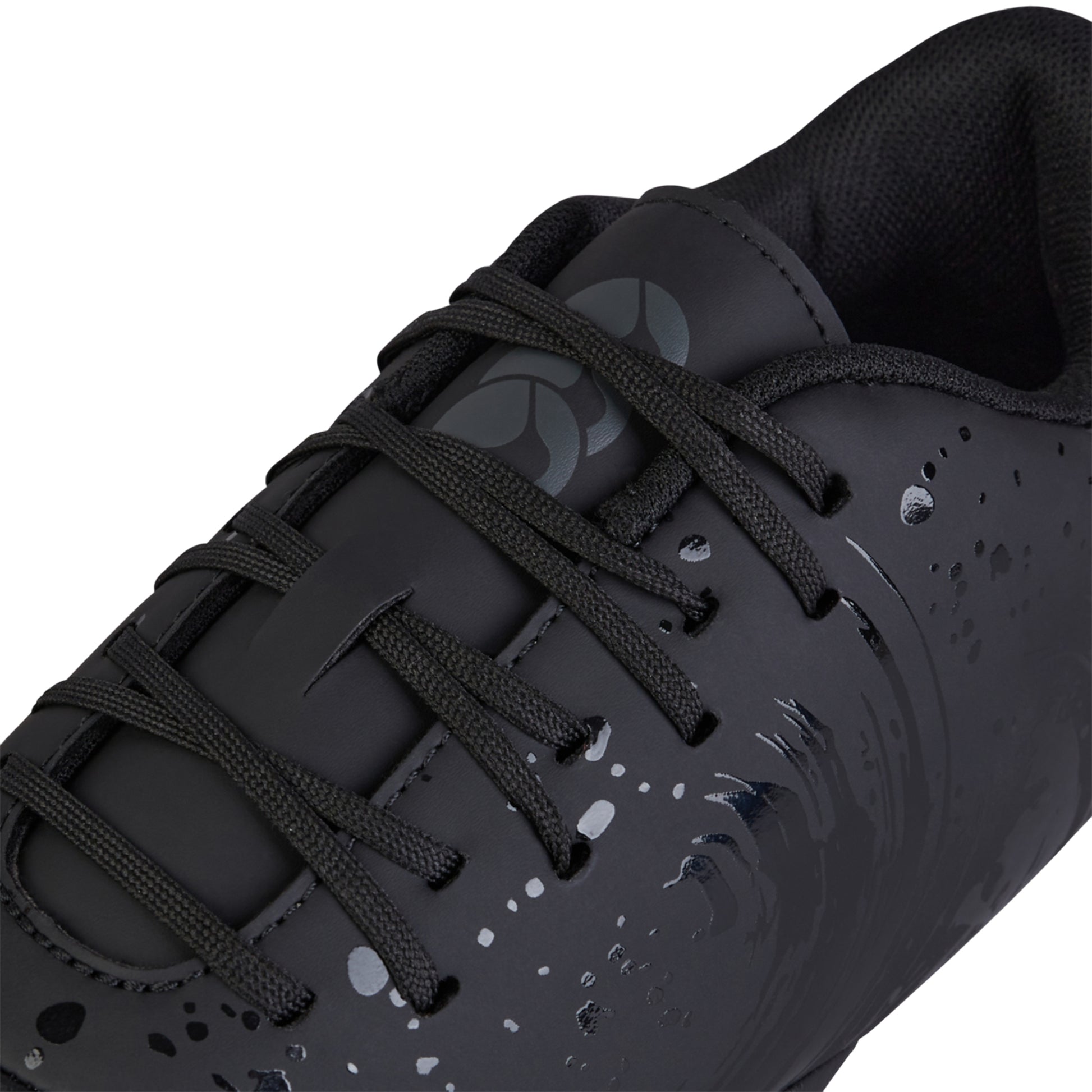 Black-Silver Metallic - Pack Shot - Canterbury Unisex Adult Phoenix Genesis Team Firm Ground Rugby Boots