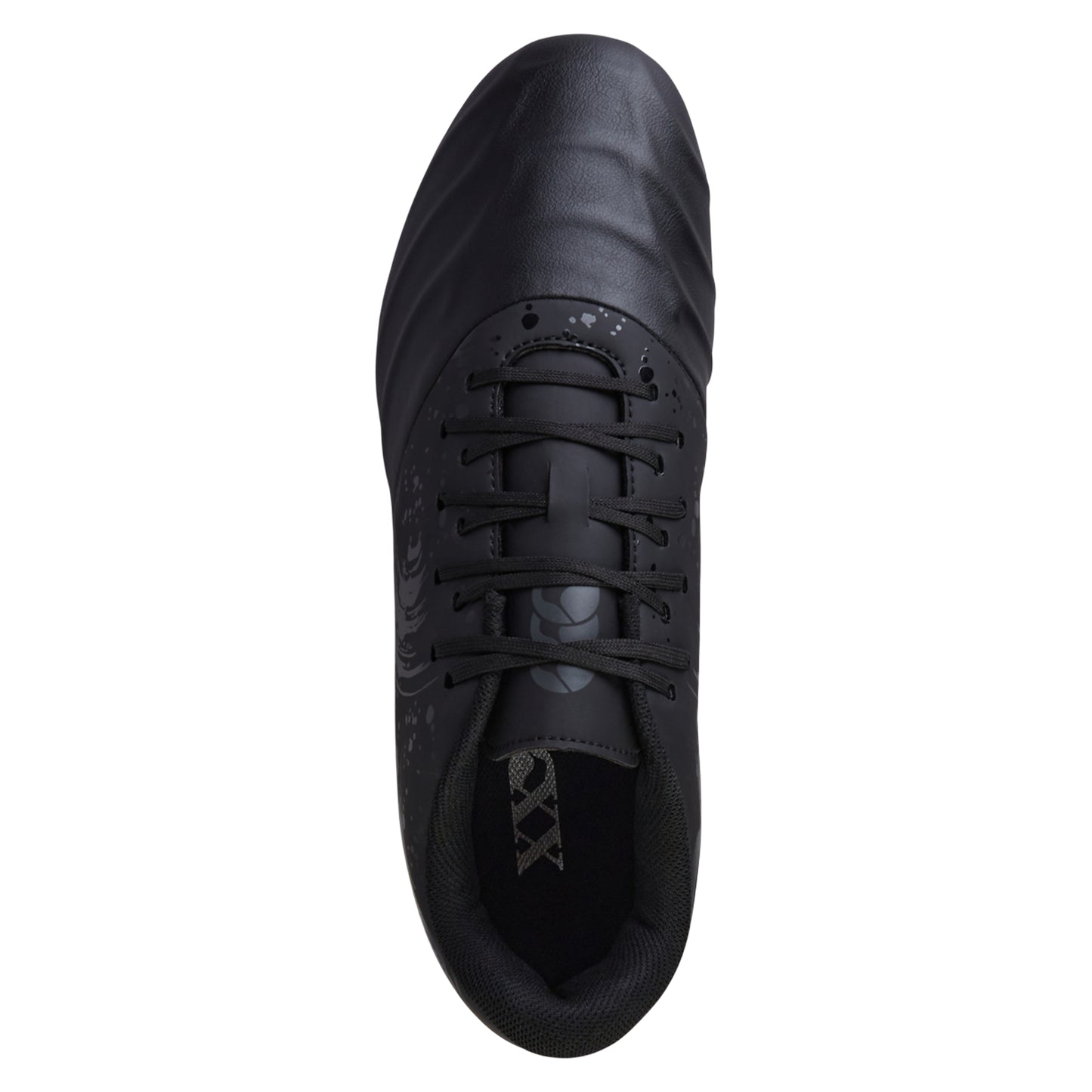 Black-Silver Metallic - Close up - Canterbury Unisex Adult Phoenix Genesis Team Firm Ground Rugby Boots