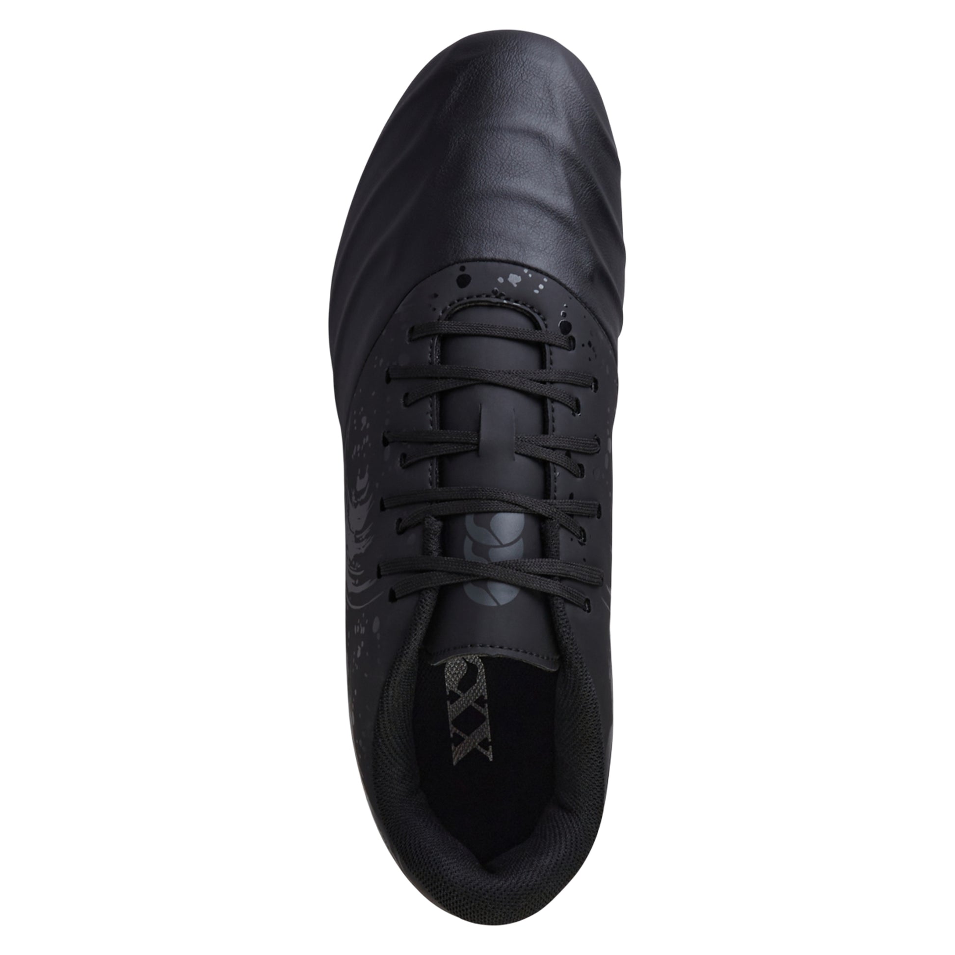 Black-Silver Metallic - Close up - Canterbury Unisex Adult Phoenix Genesis Team Firm Ground Rugby Boots