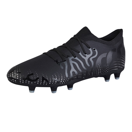 Black-Metallic Silver - Front - Canterbury Unisex Adult Speed Infinite Team Soft Ground Rugby Boots