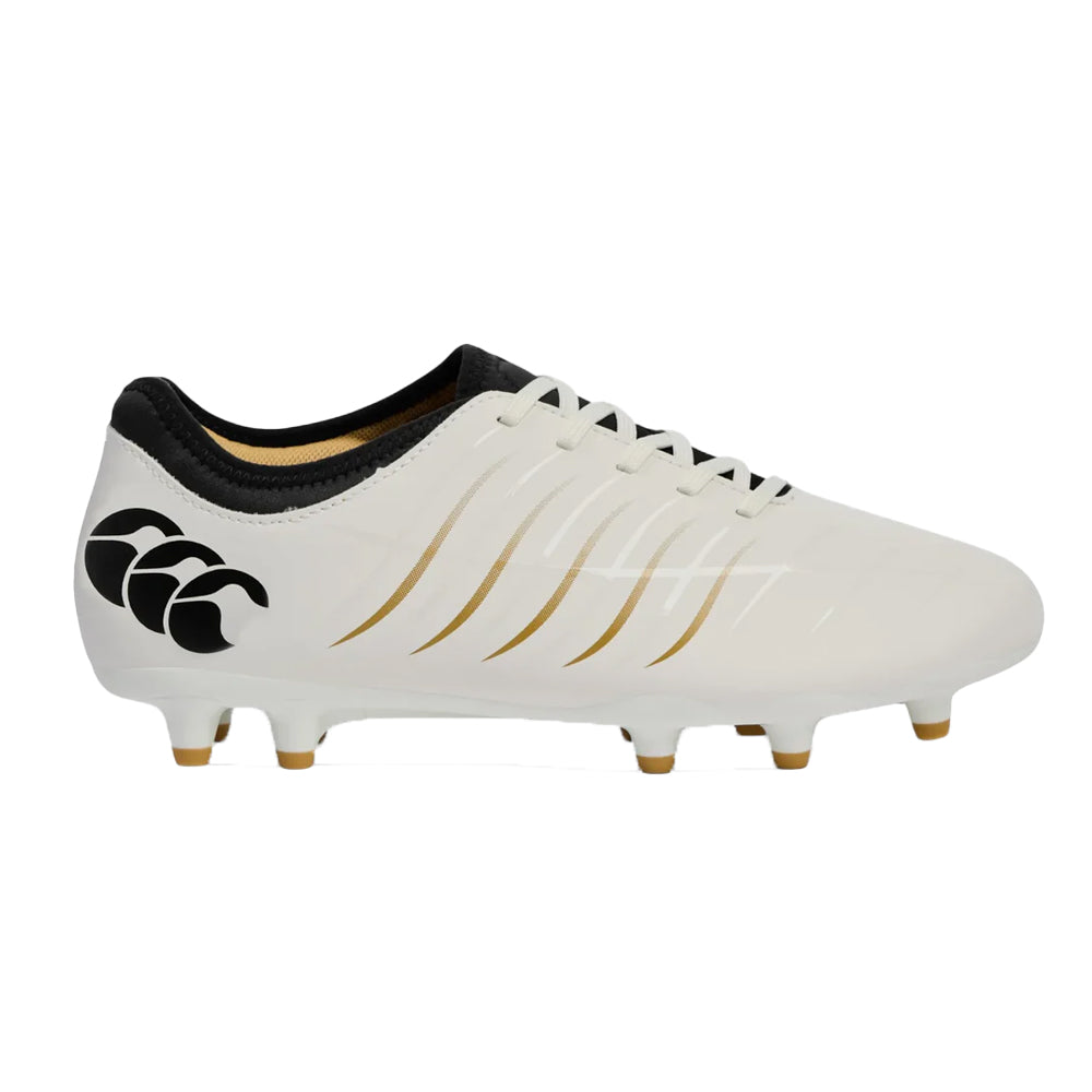 White - Front - Canterbury Unisex Adult Phoenix 2.0 Team Firm Ground Rugby Boots