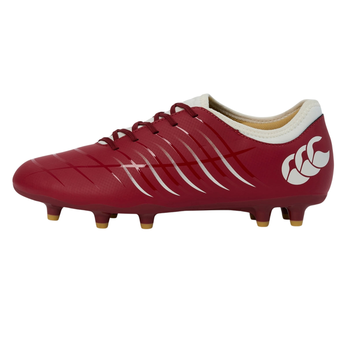 Red Dahlia - Pack Shot - Canterbury Unisex Adult Phoenix 2.0 Team Firm Ground Rugby Boots