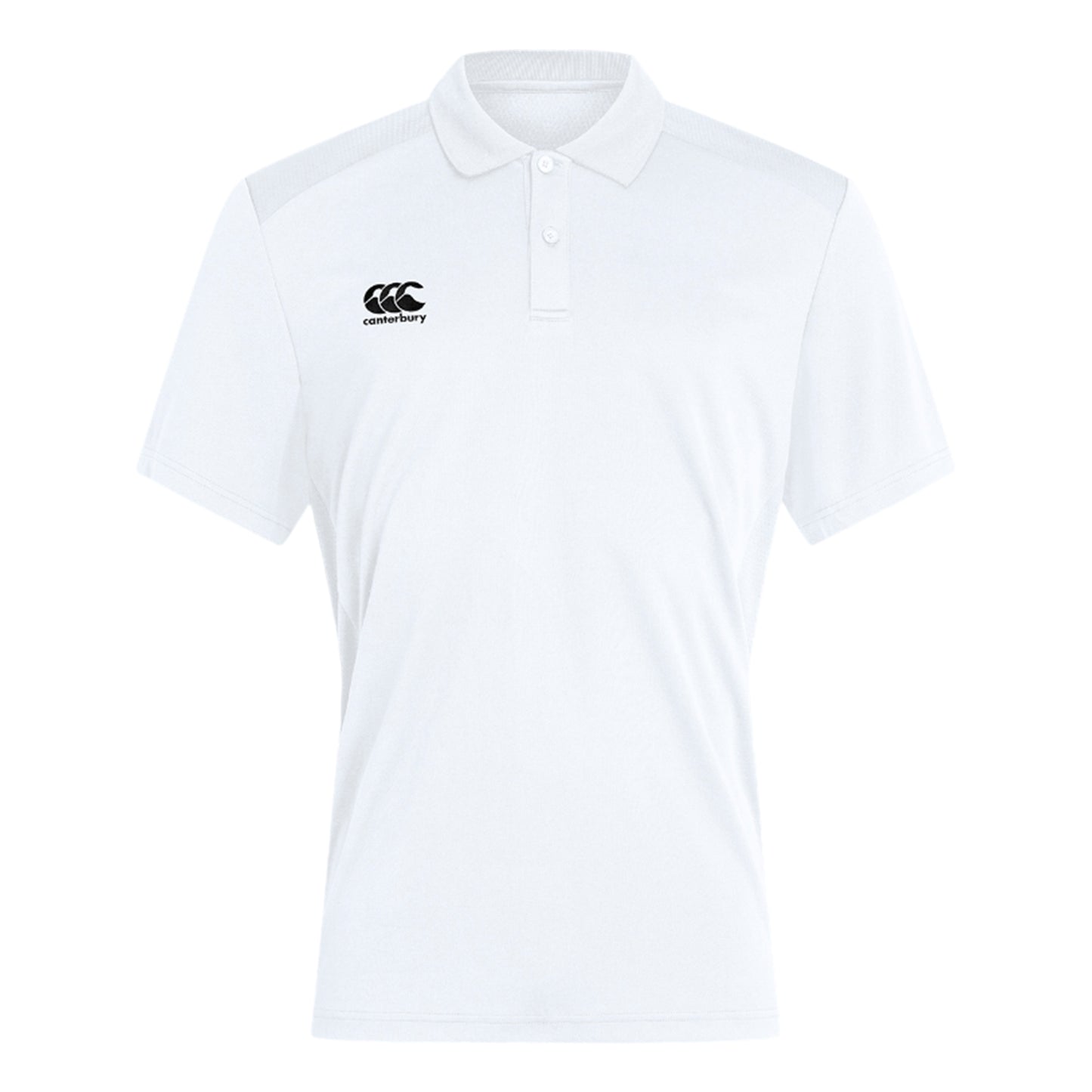 White - Front - Canterbury Mens Club Dry Polo Shirt